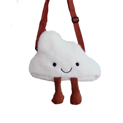 Autumn and Winter New Cartoon Cute Plush Bag Creative Plush Cross Bag Custom Stuffed Plush Toys bag For Students Children bags