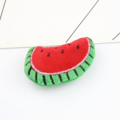 customize fruit shaped plush small keychain toy